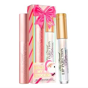 Too Faced Stuff My Stocking Sexy Lashes & Plump Lips Set - NIB